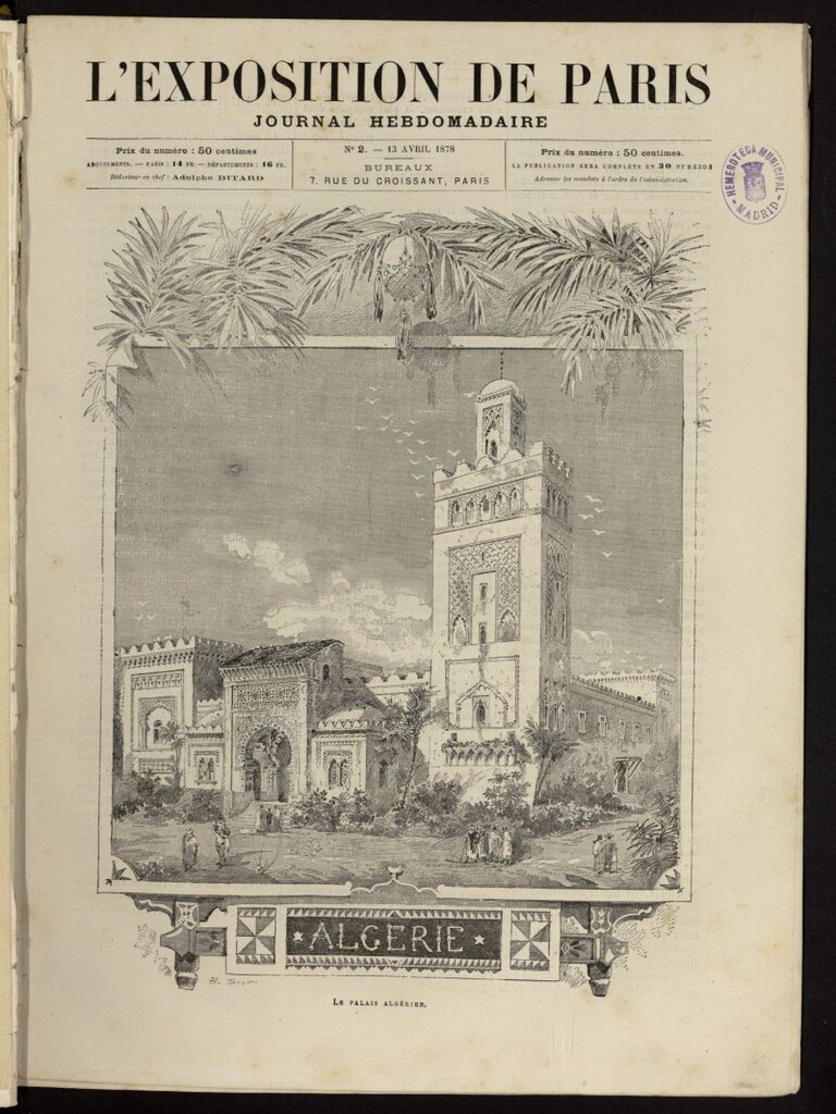 Miniatura de L´Exposition de Paris : journal hebdomadaire del 13 de abril de 1878, nº 2