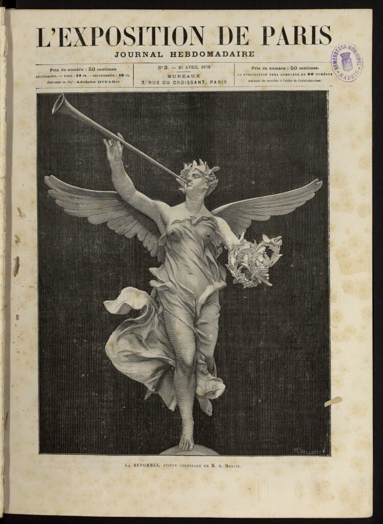 Miniatura de L´Exposition de Paris : journal hebdomadaire del 20 de abril de 1878, nº 3