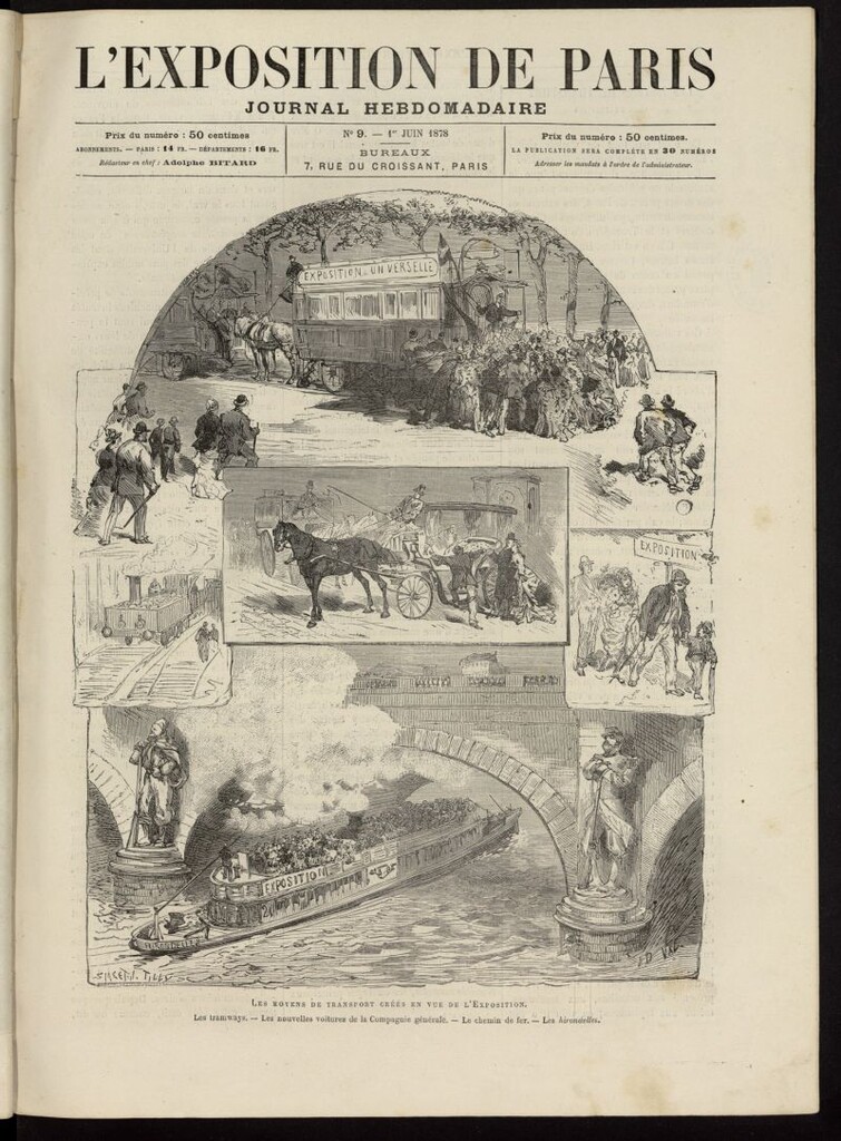 Miniatura de L´Exposition de Paris : journal hebdomadaire del 1 de junio de 1878, nº 9