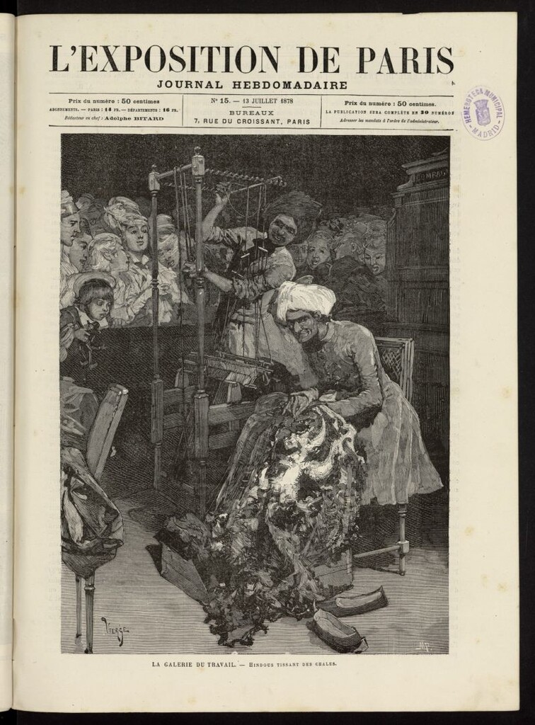 Miniatura de L´Exposition de Paris : journal hebdomadaire del 13 de julio de 1878, nº 15