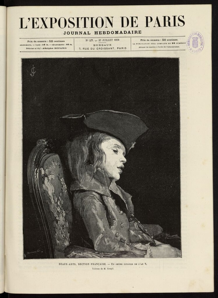 Miniatura de L´Exposition de Paris : journal hebdomadaire del 27 de julio de 1878, nº 17