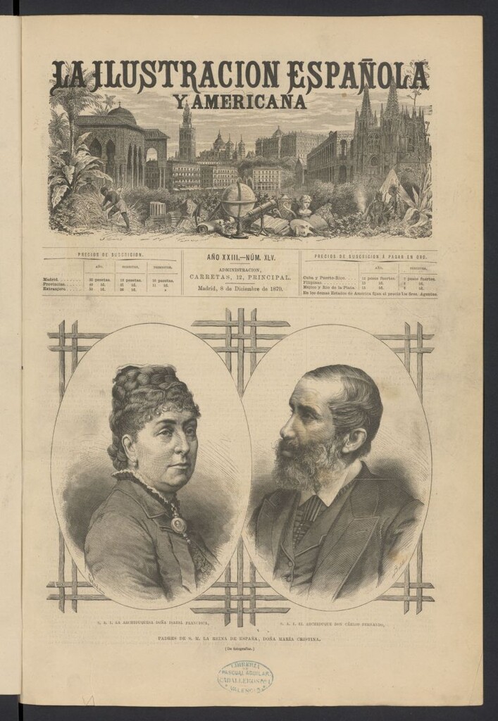 Miniatura de La Ilustración Española y Americana del 8 de diciembre de 1879