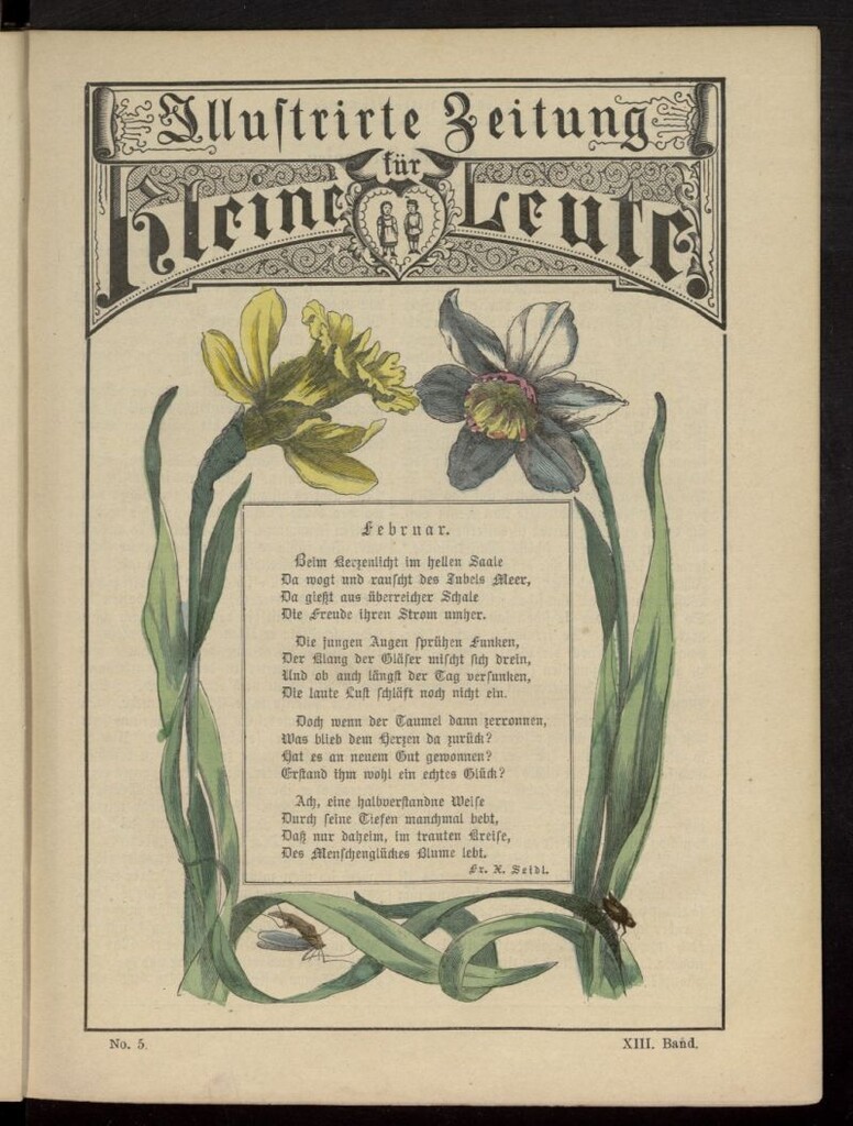 Miniatura de Illustrirte Zeitung für Kleine Leute de 1881, nº 5