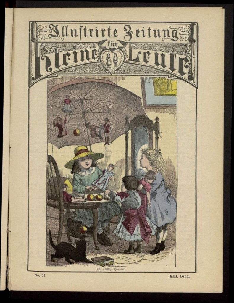 Miniatura de Illustrirte Zeitung für Kleine Leute de 1881, nº 11