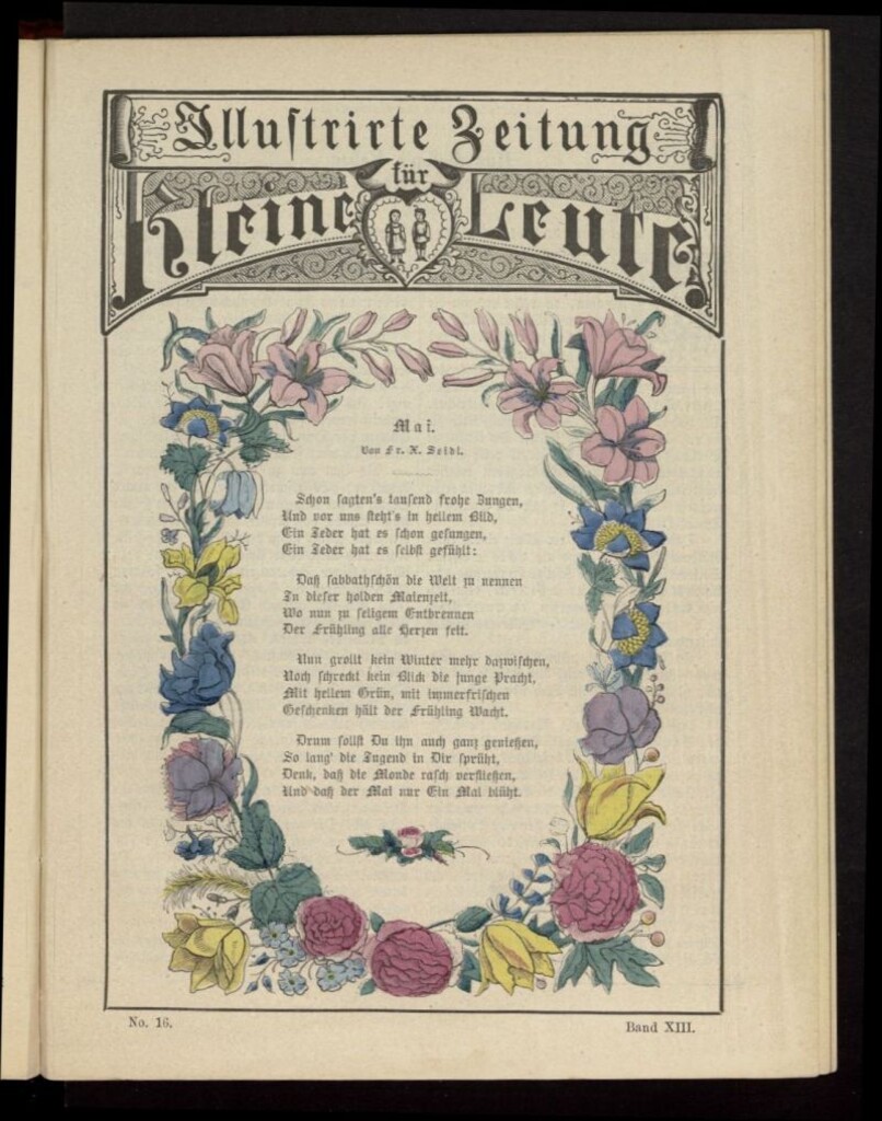 Miniatura de Illustrirte Zeitung für Kleine Leute de 1881, nº 16