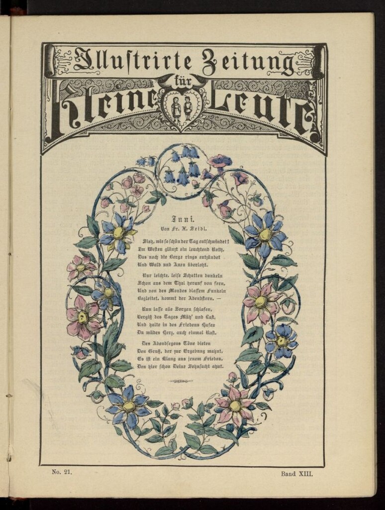 Miniatura de Illustrirte Zeitung für Kleine Leute de 1881, nº 21