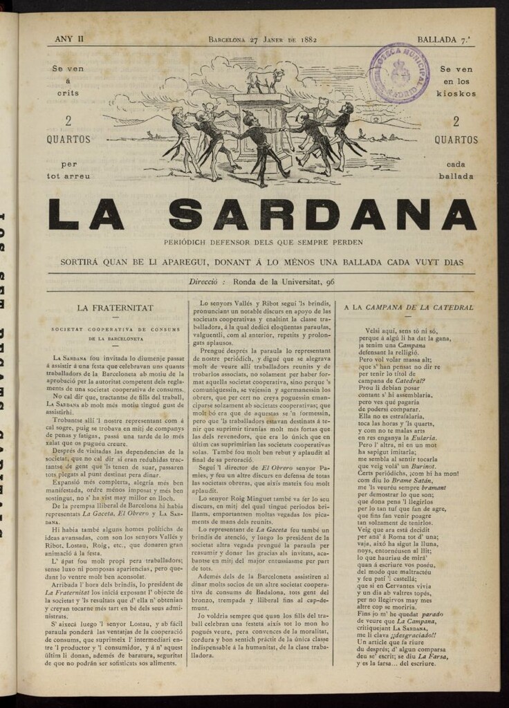 Miniatura de La Sardana del 27 de enero de 1882, nº 7