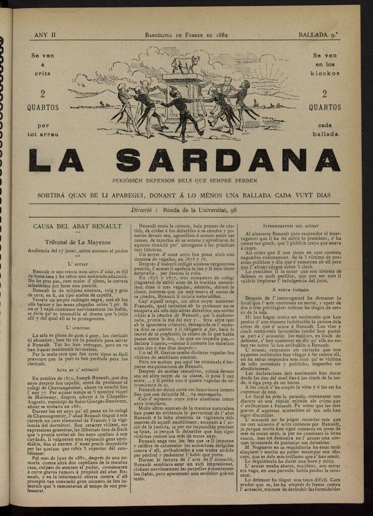 Miniatura de La Sardana del 10 de febrero de 1882, nº 9