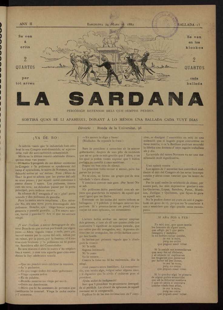 Miniatura de La Sardana del 24 de marzo de 1882, nº 15