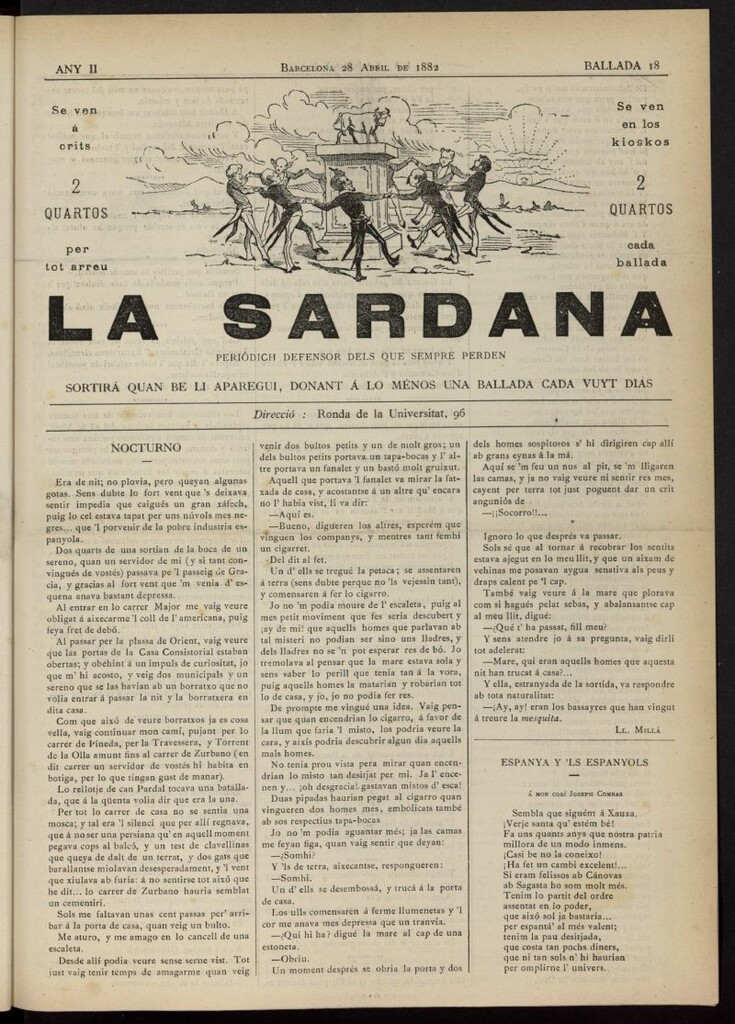 Miniatura de La Sardana del 28 de abril de 1882, nº 18