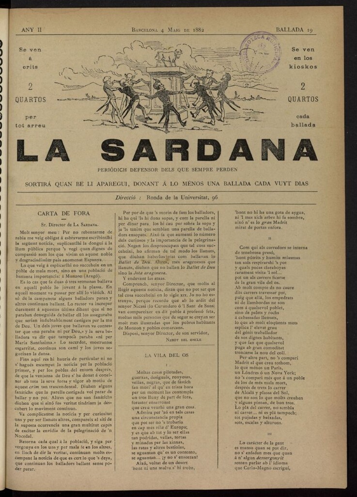 Miniatura de La Sardana del 4 de mayo de 1882, nº 19