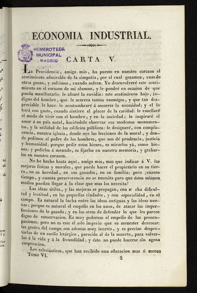 Miniatura de Cartas Españolas del 19 de julio de 1832, cuaderno 61
