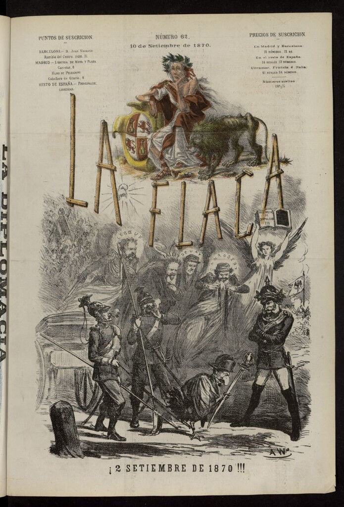 Miniatura de La Flaca del 10 de septiembre de 1870, nº 62