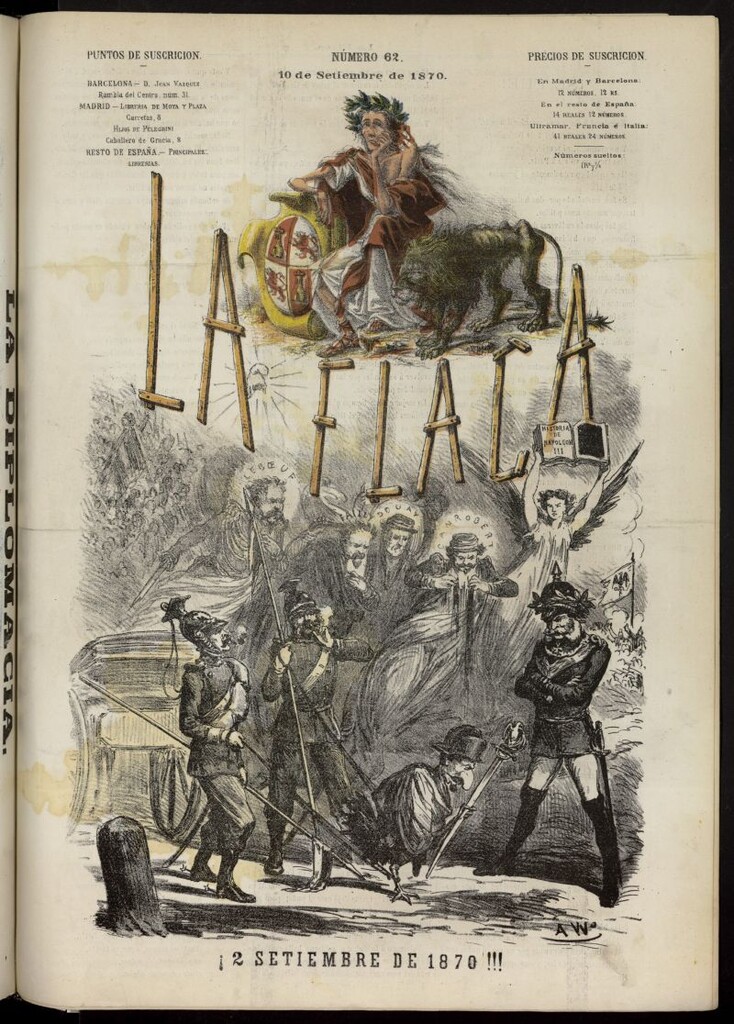 Miniatura de La Flaca del 10 de septiembre de 1870, nº 62