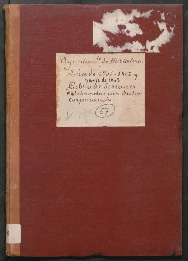 Miniatura de Actas y acuerdos del ayuntamiento de Hortaleza de 1901-1903. Libro 628.