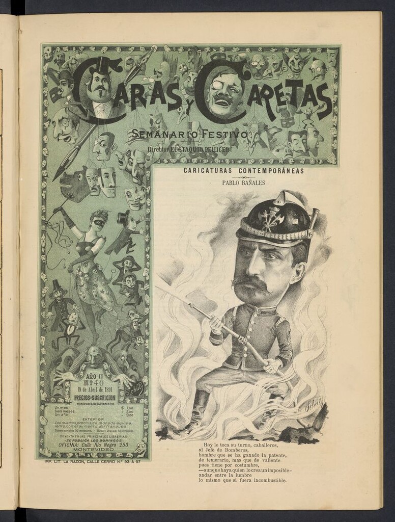 Miniatura de Caras y Caretas: semanario festivo del 19 de abril de 1891