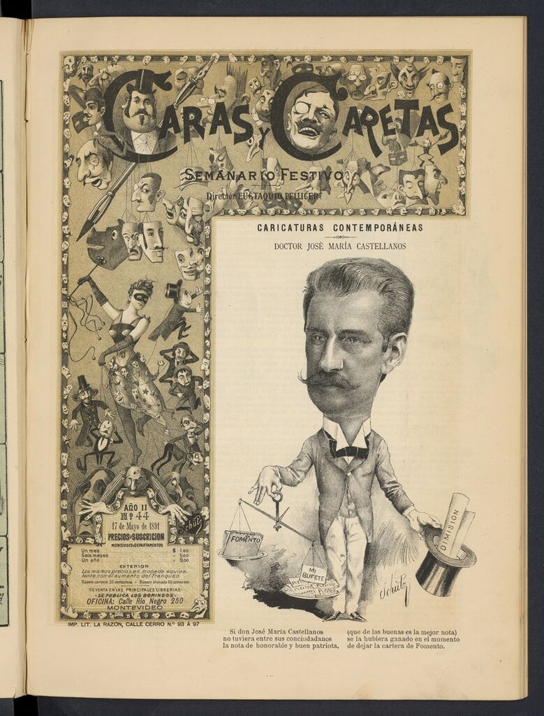 Miniatura de Caras y Caretas: semanario festivo del 17 de mayo de 1891