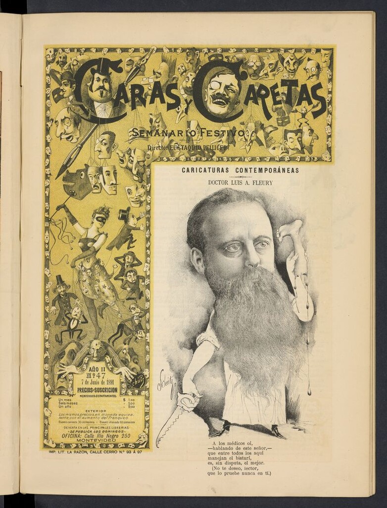 Miniatura de Caras y Caretas: semanario festivo del 7 de junio de 1891