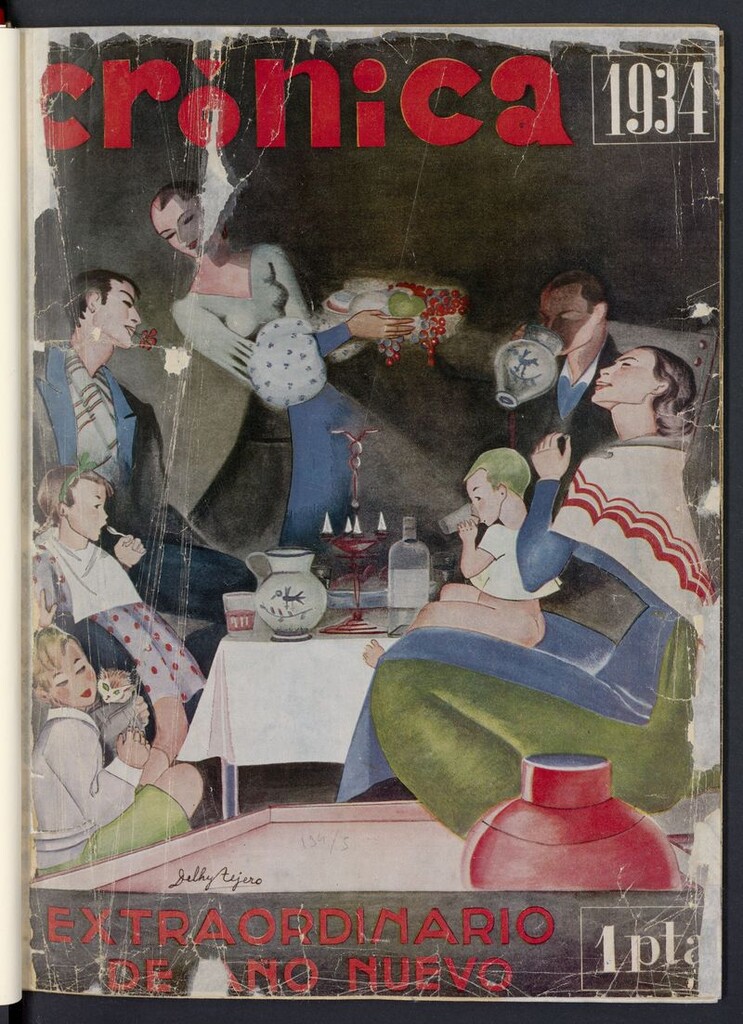 Miniatura de Crónica: revista de la semana del año de 1934, nº extraordinario de año nuevo