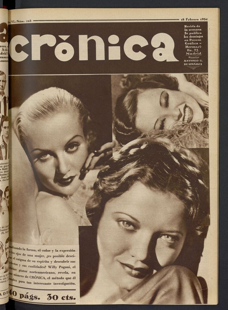 Miniatura de Crónica: revista de la semana del 18 de febrero de 1934