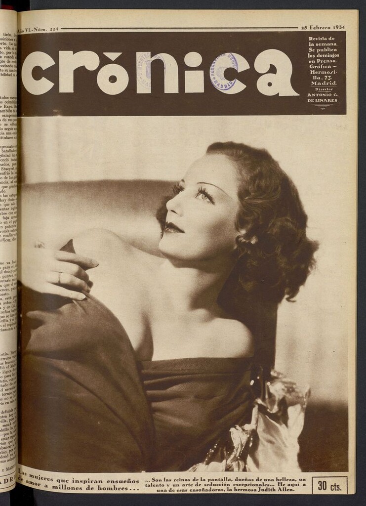 Miniatura de Crónica: revista de la semana del 25 de febrero de 1934