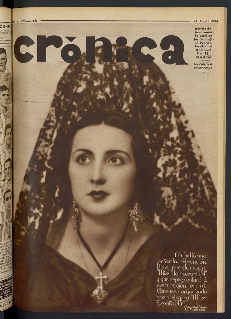 Miniatura de Crónica: revista de la semana del 15 de abril de 1934