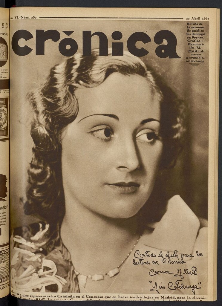 Miniatura de Crónica: revista de la semana del 22 de abril de 1934