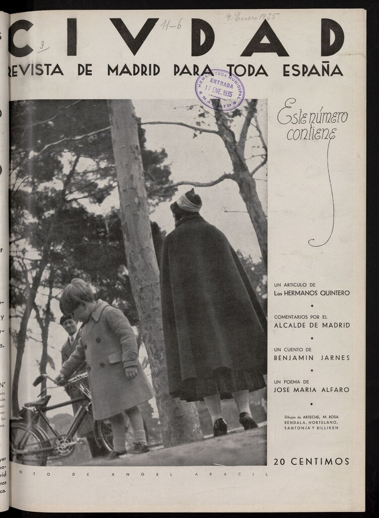 Miniatura de Ciudad: revista de Madrid para toda España del 9 de enero de 1935