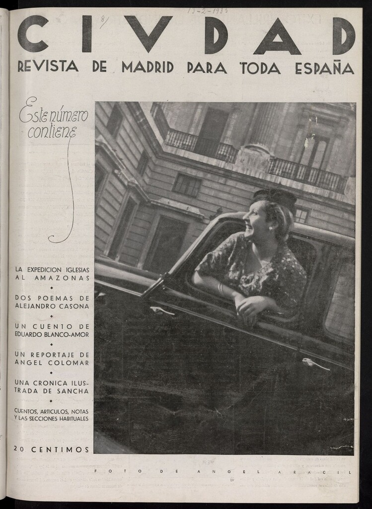 Miniatura de Ciudad: revista de Madrid para toda España del 13 de febrero de 1935