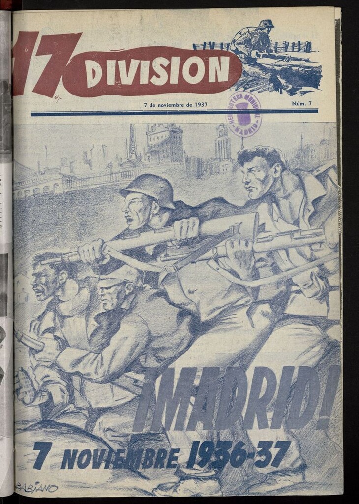 Miniatura de 17 División (Madrid, 1937) del 7 de noviembre de 1937