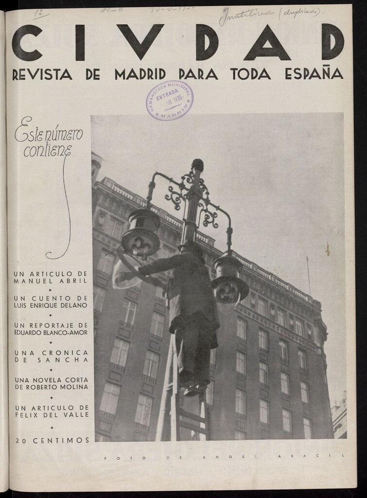 Miniatura de Ciudad: revista de Madrid para toda España del 13 de marzo de 1935