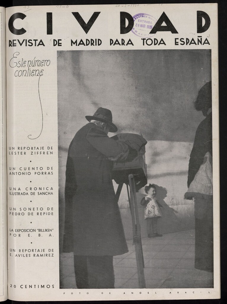 Miniatura de Ciudad: revista de Madrid para toda España del 20 de marzo de 1935