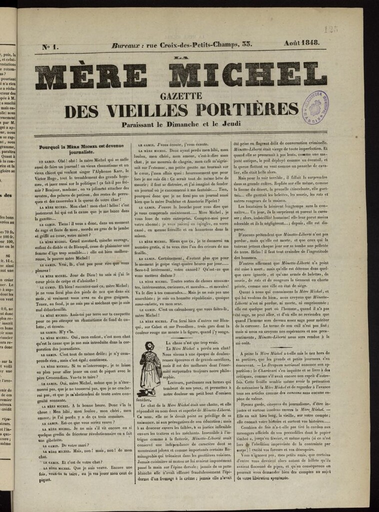 Miniatura de La Mére Michel