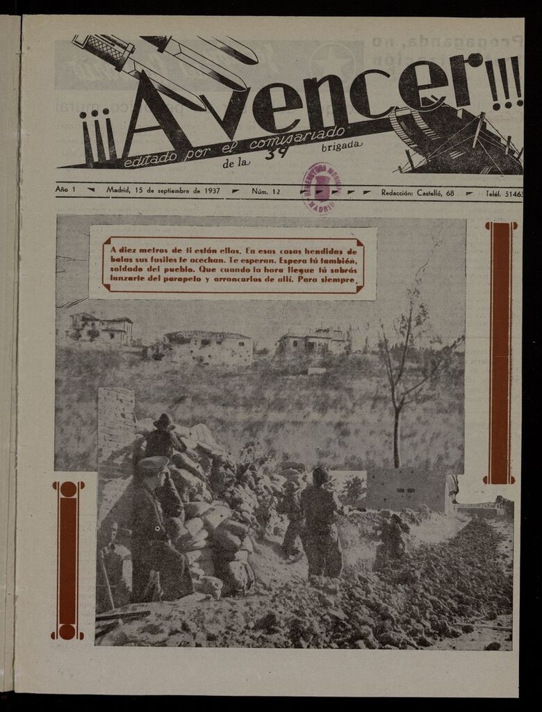 Miniatura de ¡¡¡A Vencer!!! del 15 de septiembre 1937