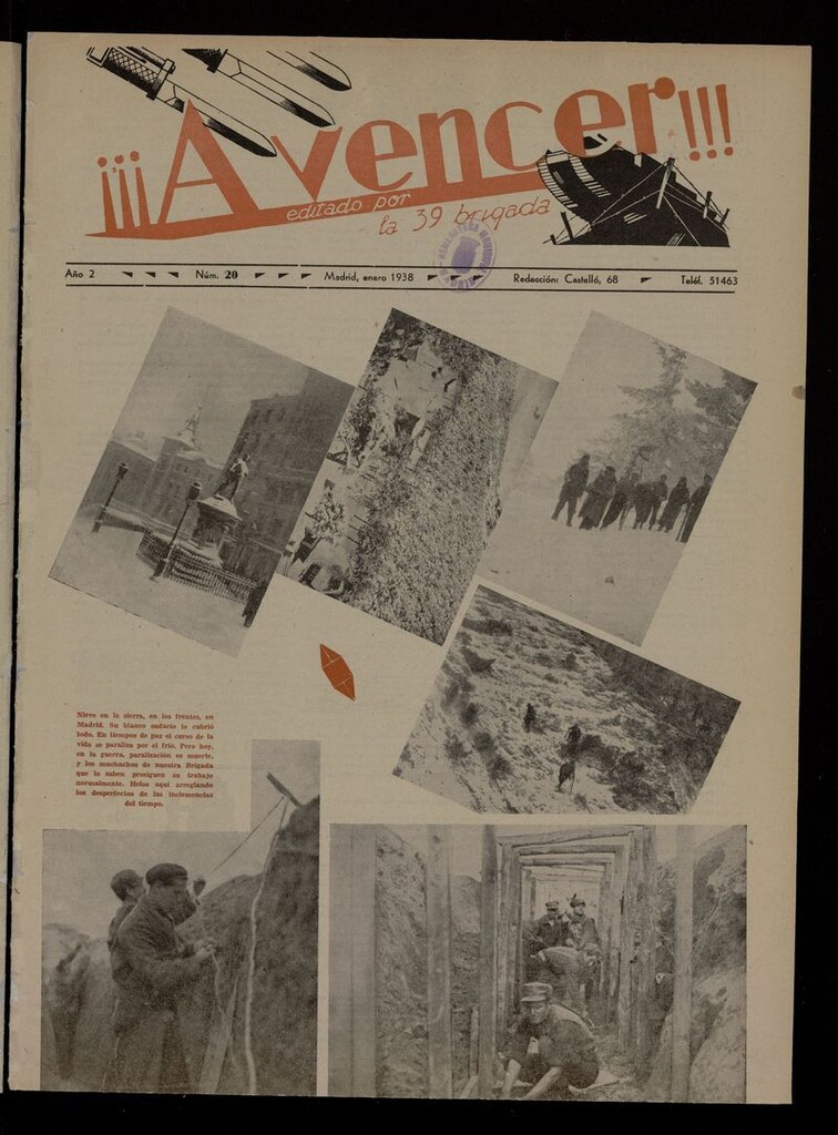 Miniatura de ¡¡¡A Vencer!!! de enero de 1938
