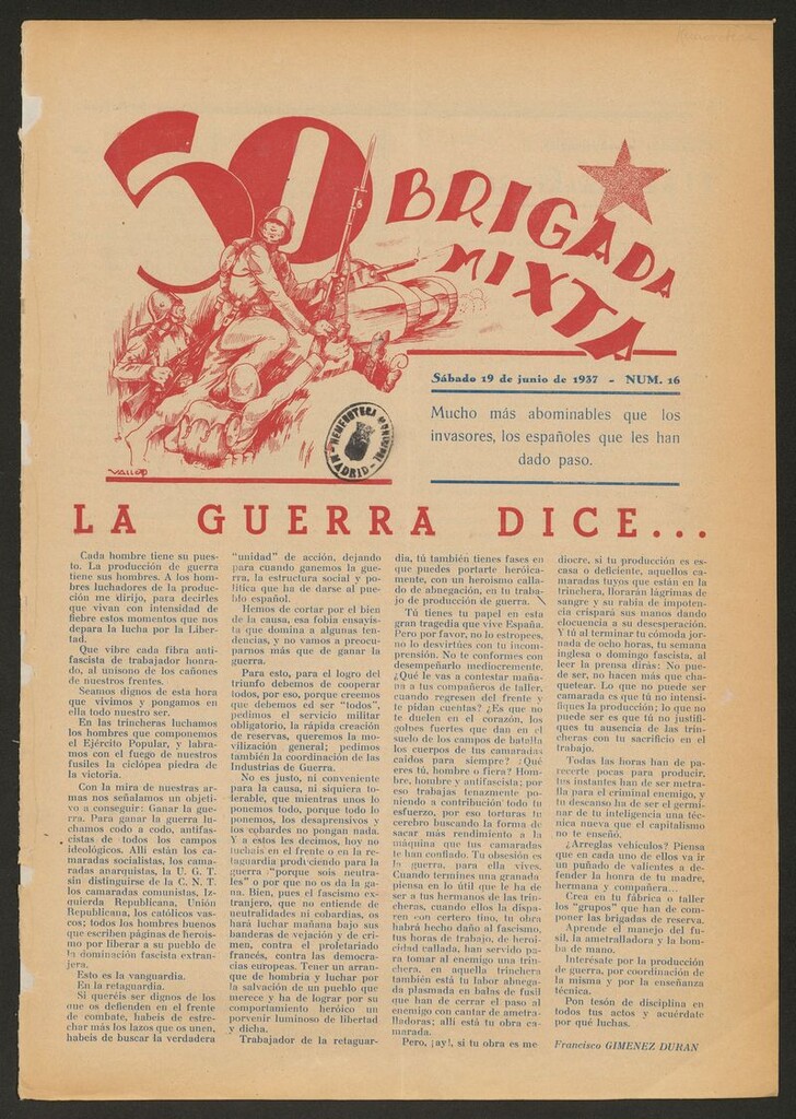 Miniatura de 50 Brigada Mixta del 19 de junio de 1937