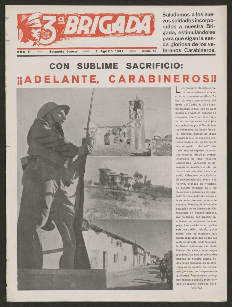 Miniatura de 3ª brigada : 10 división del 7 de agosto de 1937