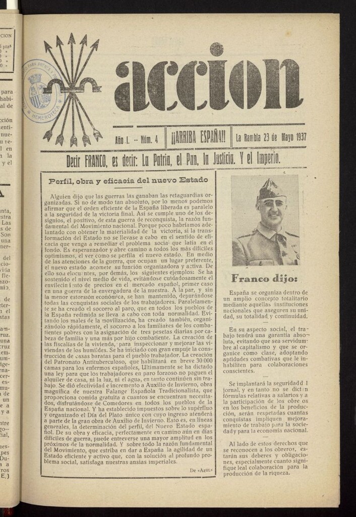 Miniatura de Acción del 23 de mayo de 1937