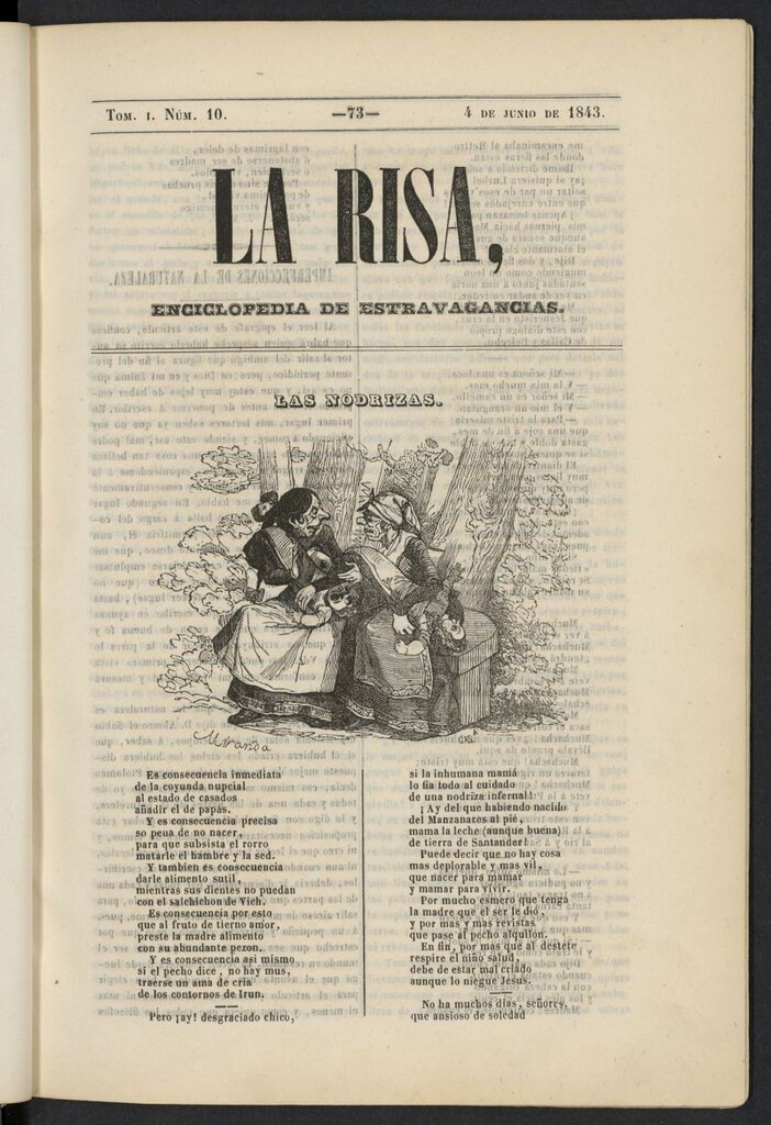 Miniatura de La risa: enciclopedia de estravagancias del 4 de junio de 1843, nº 10