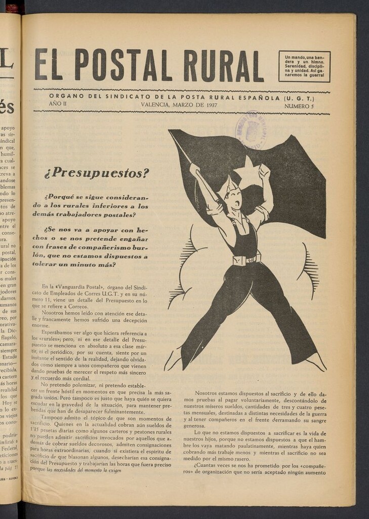 Miniatura de El Rural Postal de marzo de 1937