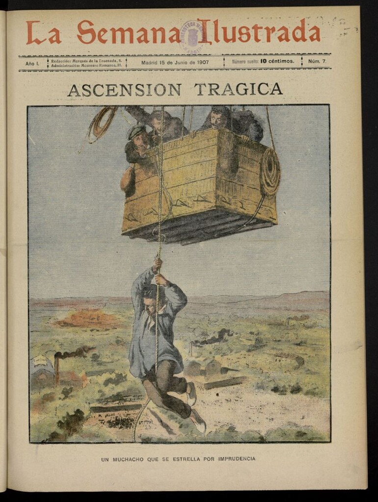 Miniatura de La Semana Ilustrada del 15 de junio de 1907, nº 7