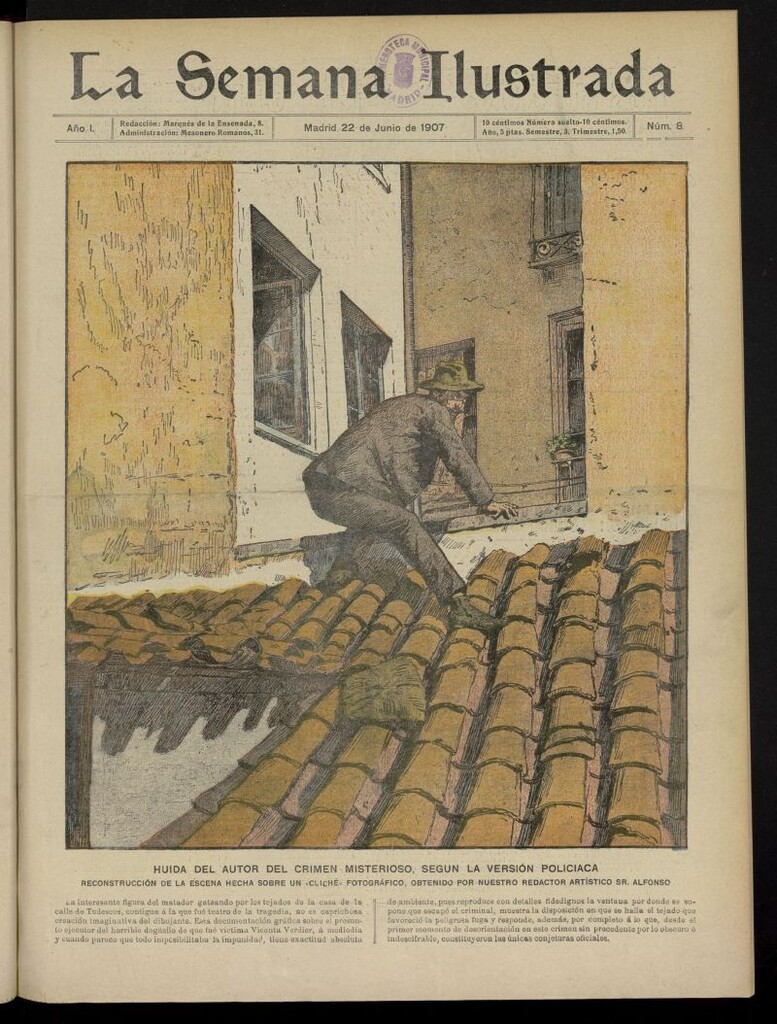 Miniatura de La Semana Ilustrada del 22 de junio de 1907, nº 8
