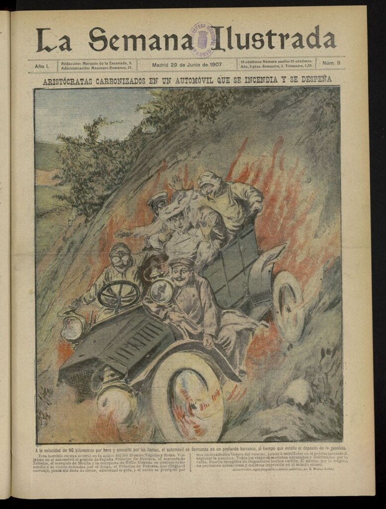 Miniatura de La Semana Ilustrada del 29 de junio de 1907, nº 9