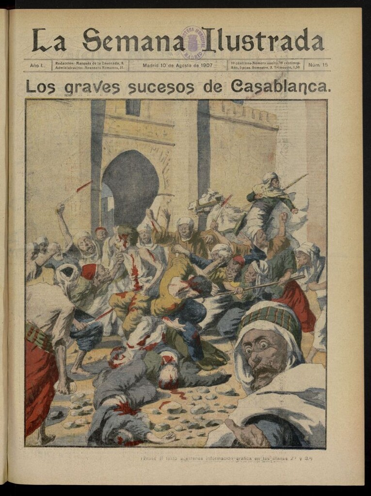 Miniatura de La Semana Ilustrada del 10 de agosto de 1907, nº 15