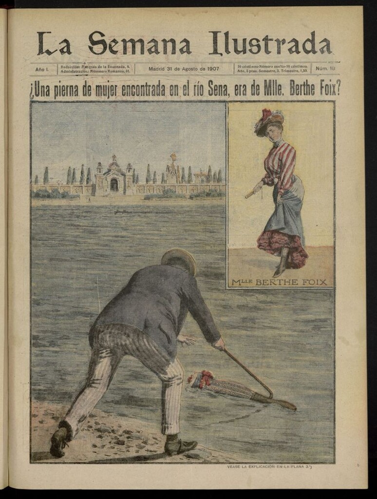 Miniatura de La Semana Ilustrada del 31 de agosto de 1907, nº 18