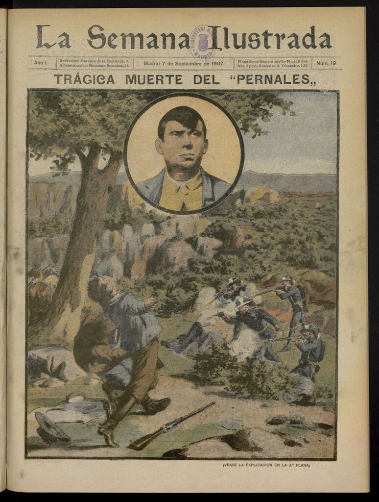 Miniatura de La Semana Ilustrada del 7 de septiembre de 1907, nº 19