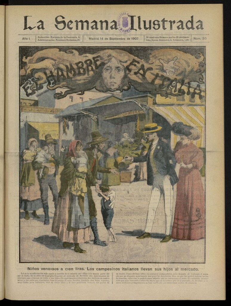 Miniatura de La Semana Ilustrada del 14 de septiembre de 1907, nº 20