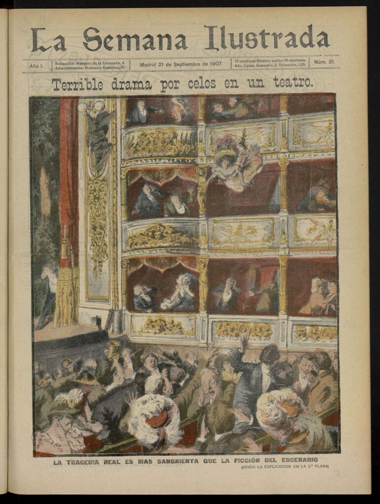 Miniatura de La Semana Ilustrada del 21 de septiembre de 1907, nº 21