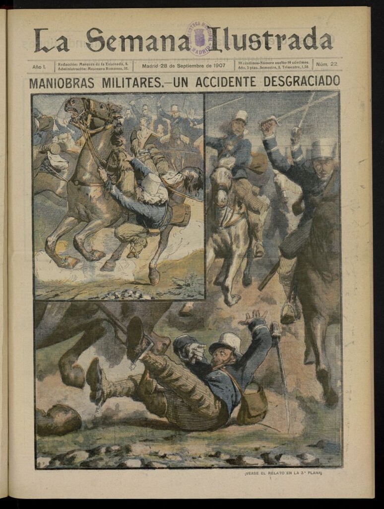Miniatura de La Semana Ilustrada del 28 de septiembre de 1907, nº 22