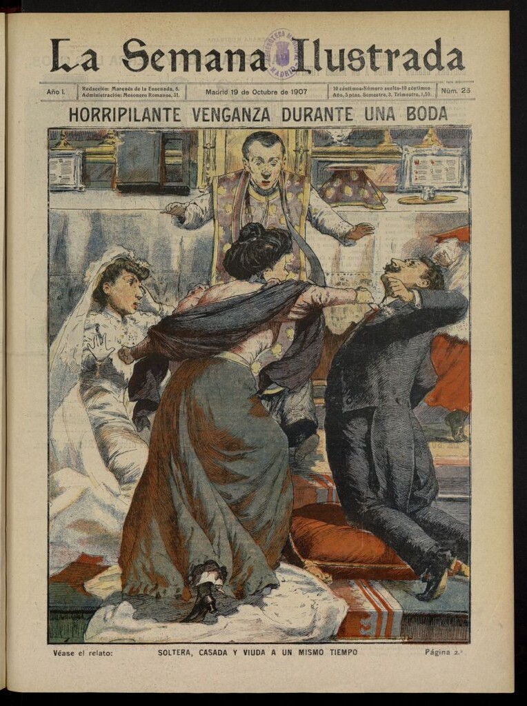 Miniatura de La Semana Ilustrada del 19 de octubre de 1907, nº 25